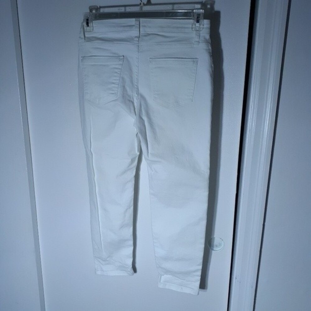 Lee modern series fit white jeans 6 m pants summer vintage embroidered y2k - Picture 7 of 10